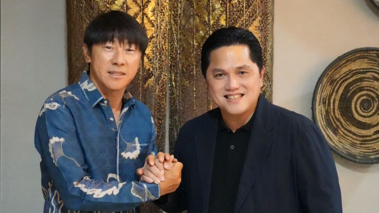 STY Temui Erick Thohir, Bahas Persiapan Piala Asia 2023
