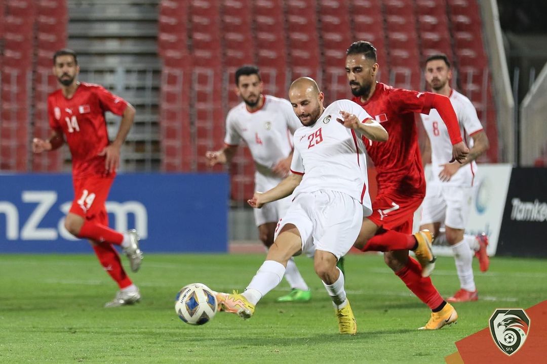 Prediksi China vs Syria, FIFA Matchday Aksi pemain Syria di lapangan (SC: Instagram @syrian.national.team)