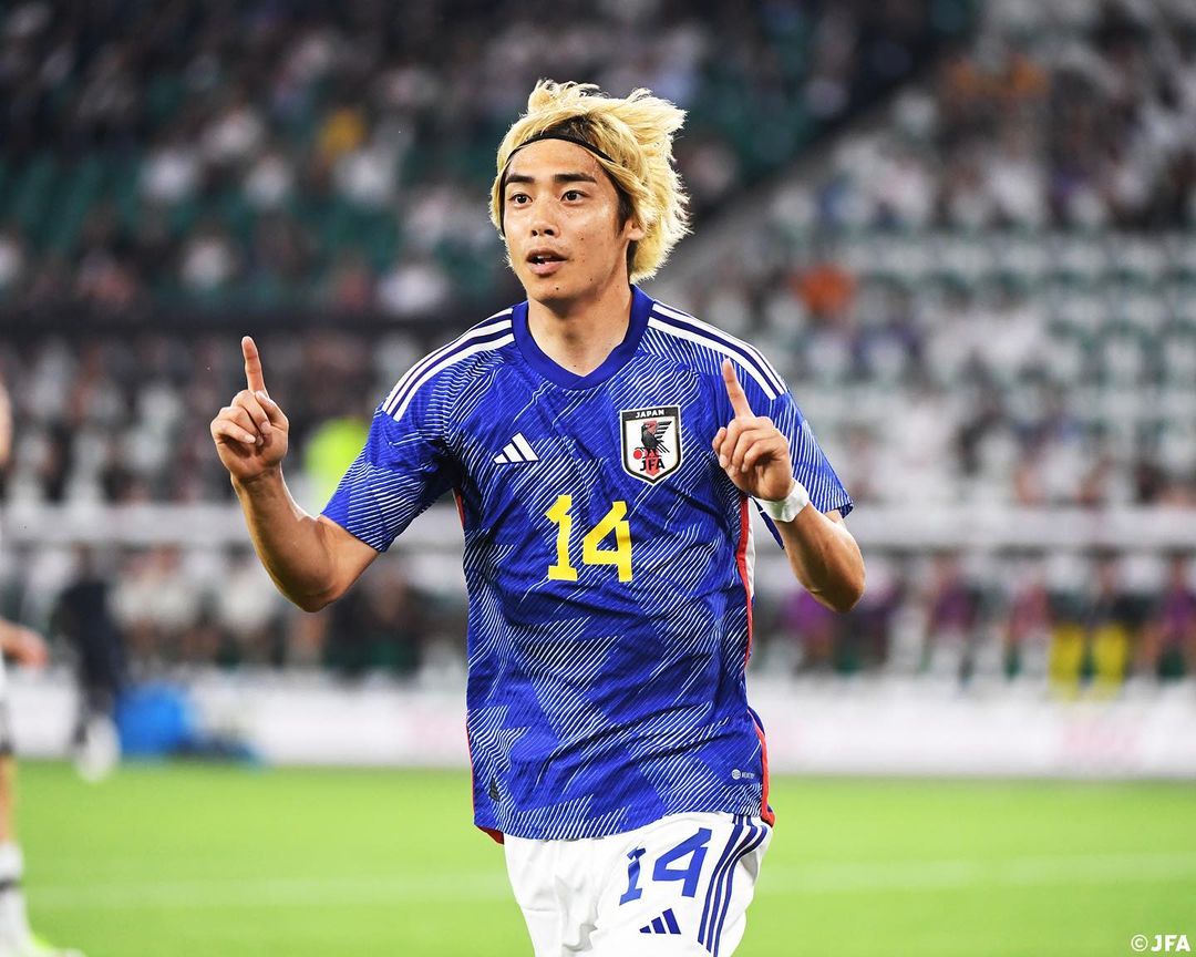 Prediksi Jepang vs Turki, FIFA Matchday Salah satu pemain Jepang, Junya Ito (SC: Instagram @japanfootballassociation)