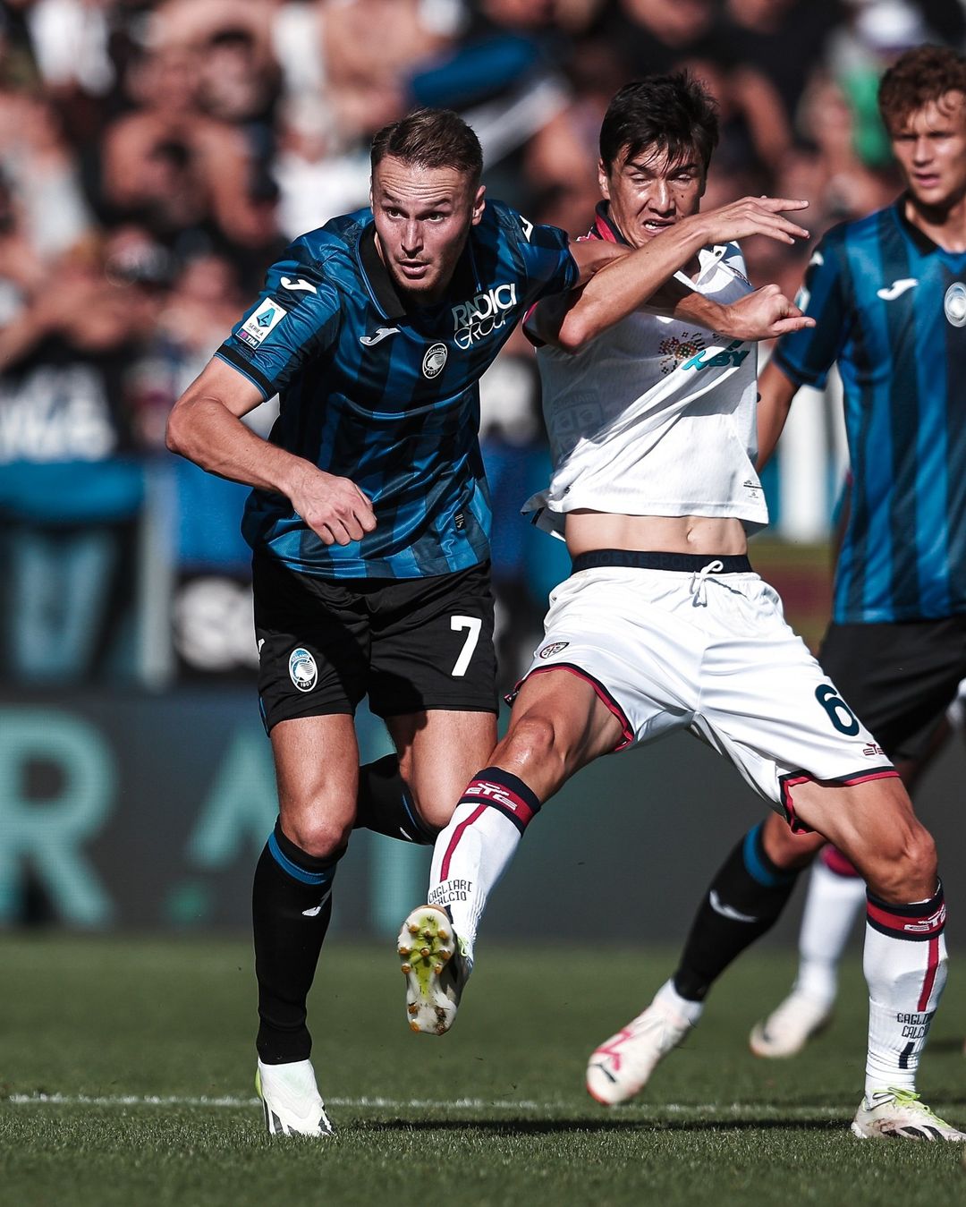 Aksi pemain Atalanta di lapangan (SC: Instagram @atalantabc)