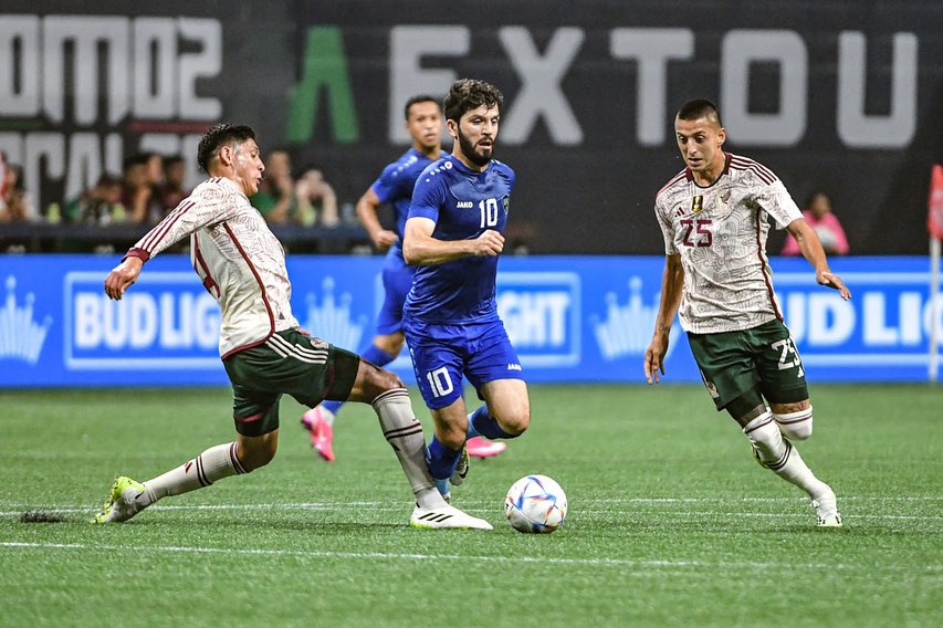 Prediksi Vietnam vs Uzbekistan, FIFA Matchday Aksi pemain Uzbskistan di lapangan (SC: Instagram @uzbekistanfa)