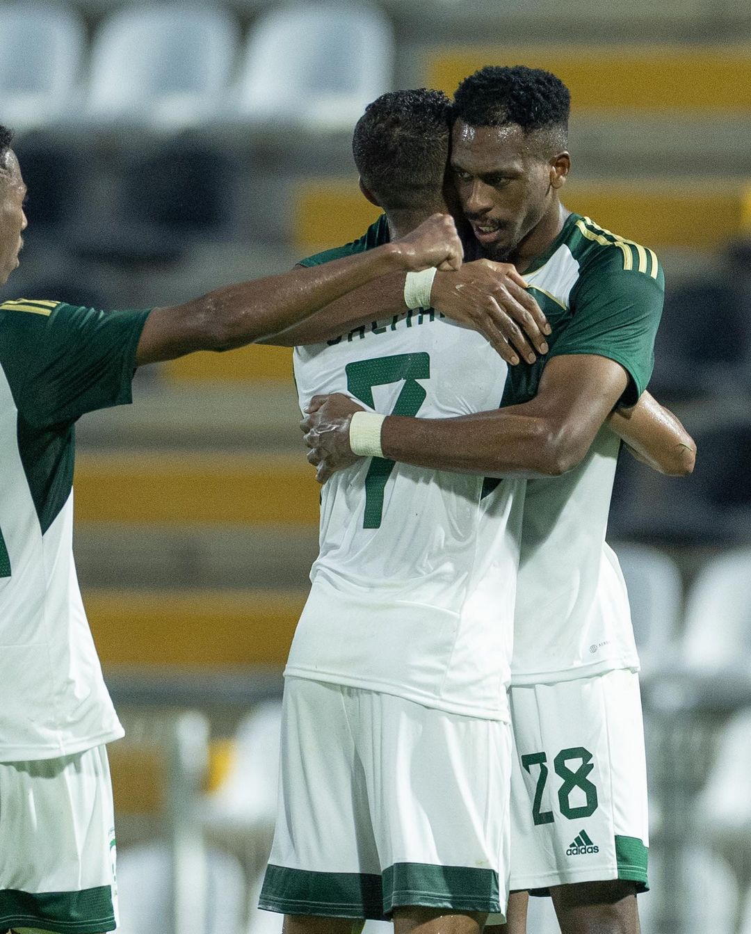 Prediksi Arab Saudi vs Mali, FIFA Matchday Pemain Arab Saudi selebrasi (SC: Instagram @saudint)