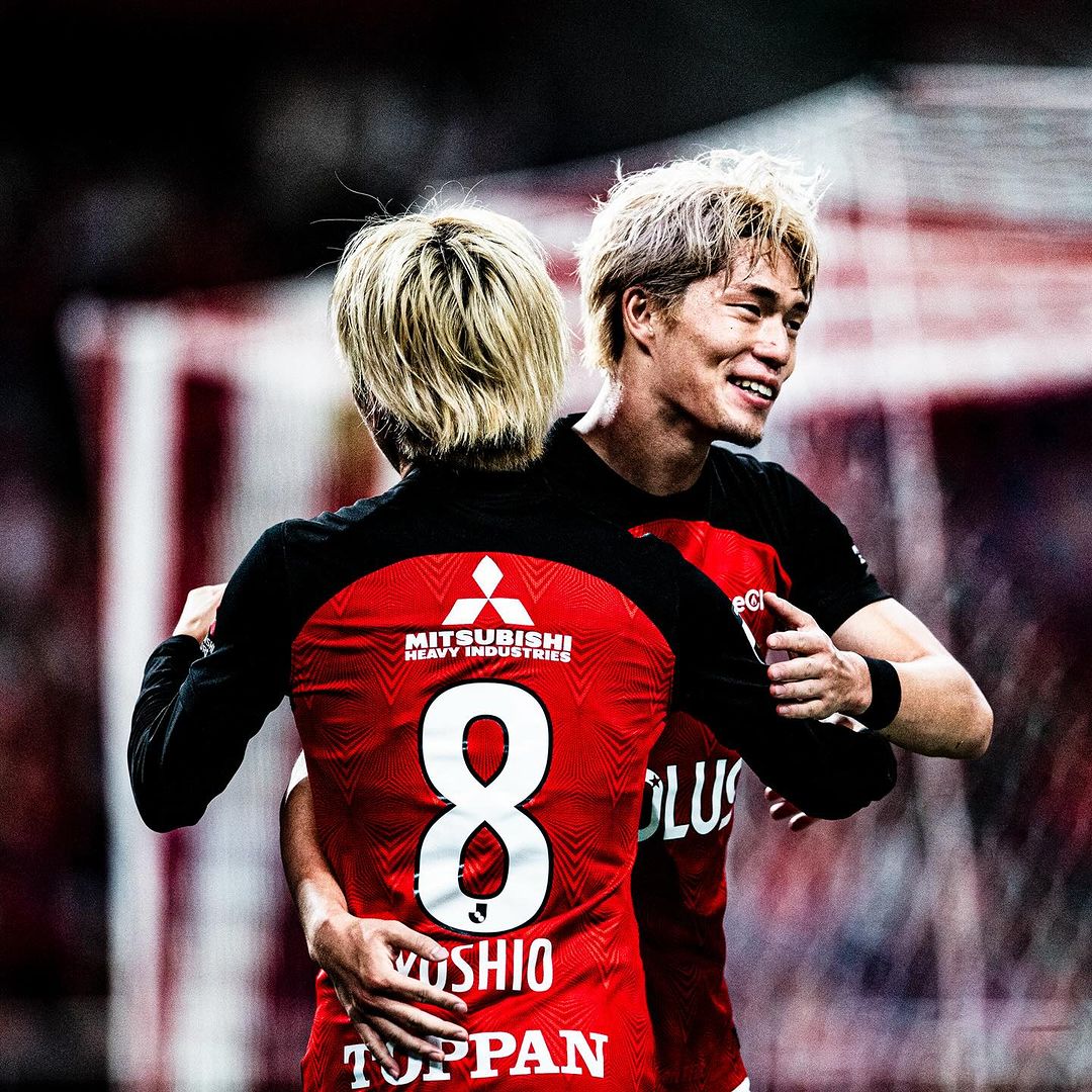 Prediksi Urawa Reds vs Pohang, Grup J Liga Champions Asia Pemain Urawa Red selebrasi (SC: Instagram @urawaredsofficial)