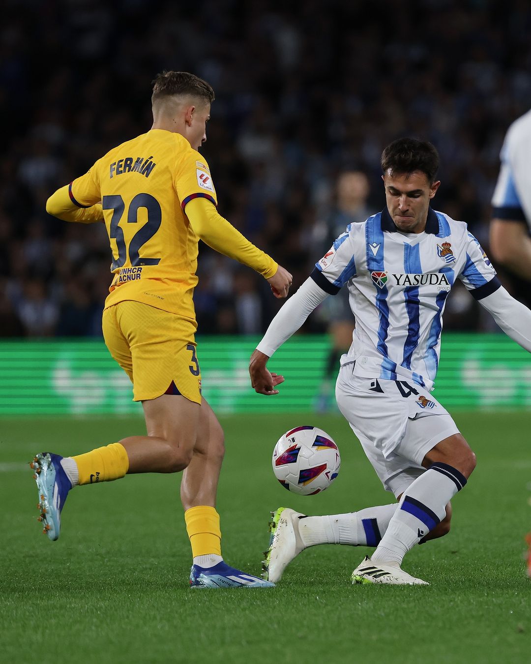 Prediksi Real Sociedad vs Benfica, Grup D Liga Champions Eropa Aksi pemain Sociedad bertanding (SC: Instagram @realsociedad)