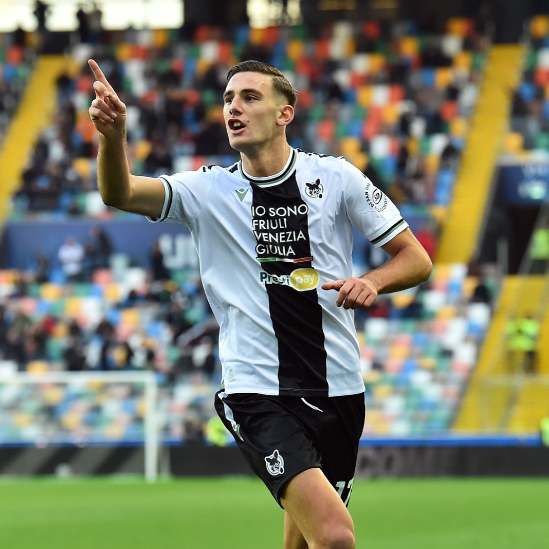 Prediksi Udinese vs Bologna, Pekan ke-18 Liga Italia Potret pemain Udinese (SC: Instagram @udinesecalcio)