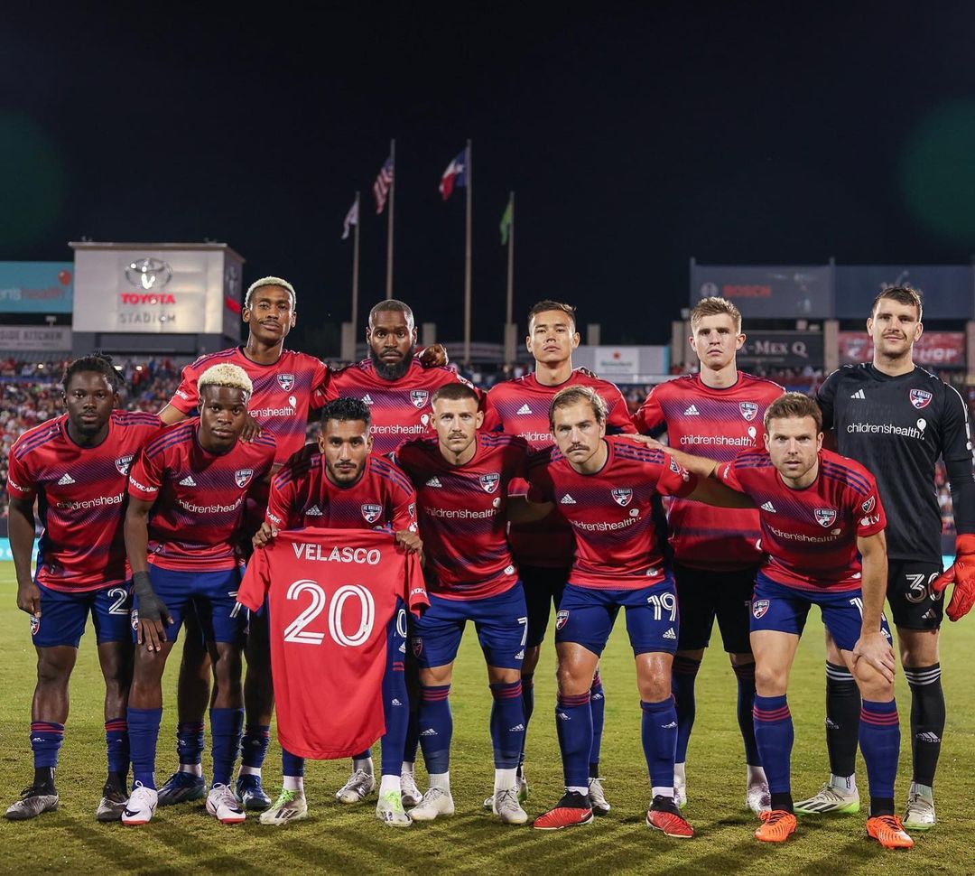 Prediksi Dallas vs Inter Miami, Friendly Match 2024 Potret skuad Dallas sebelum bertanding (SC: Instagram @fcdallas)