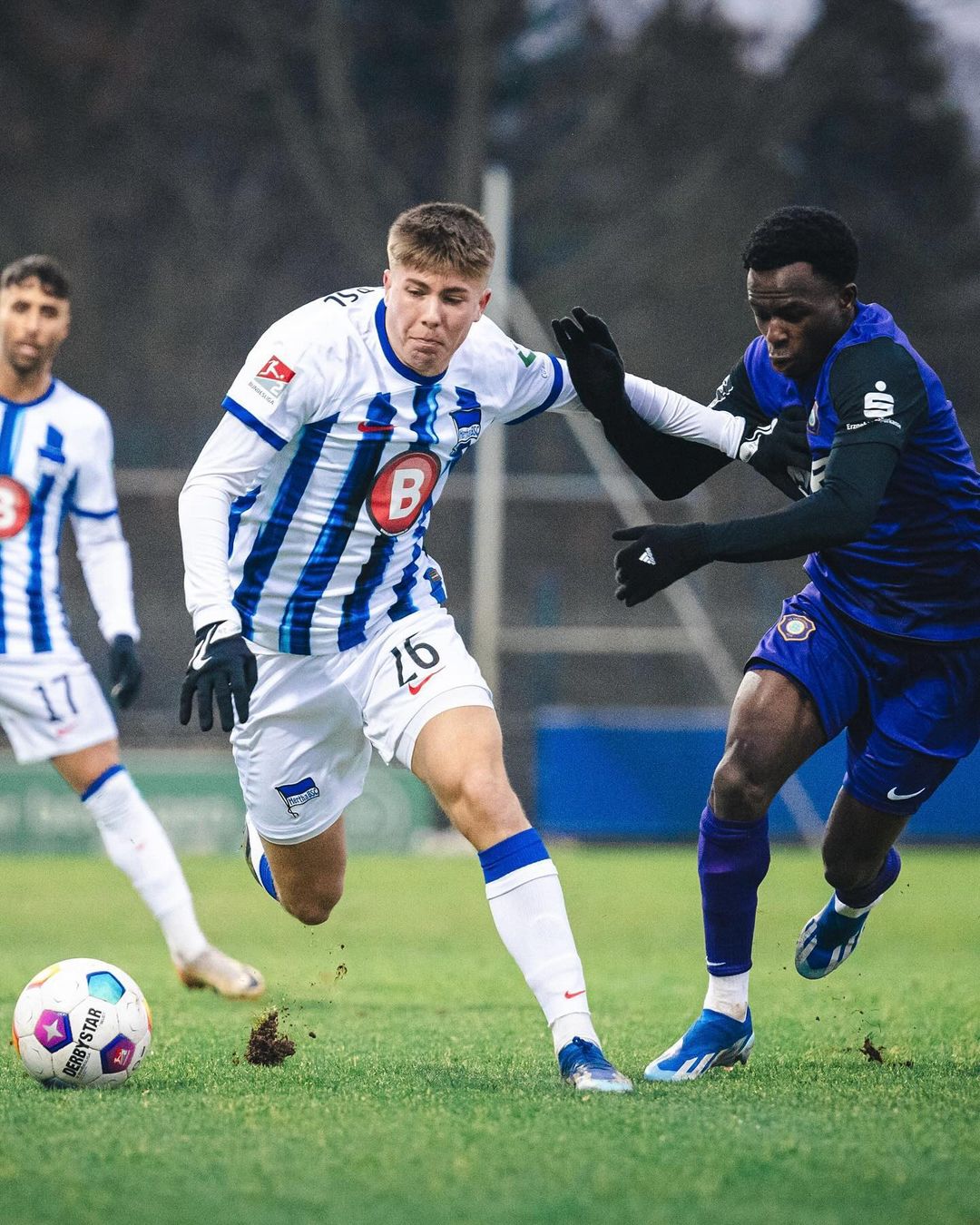 Prediksi Hertha Berlin vs Mechelen, Friendly Match 2024 Aksi pemain Hertha Berlin (SC: Instagram @herthabsc)