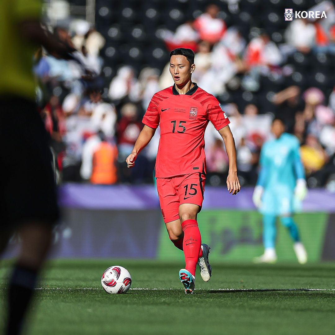 Aksi pemain Korsel di lapangan (SC: Instagram @thekfa)
