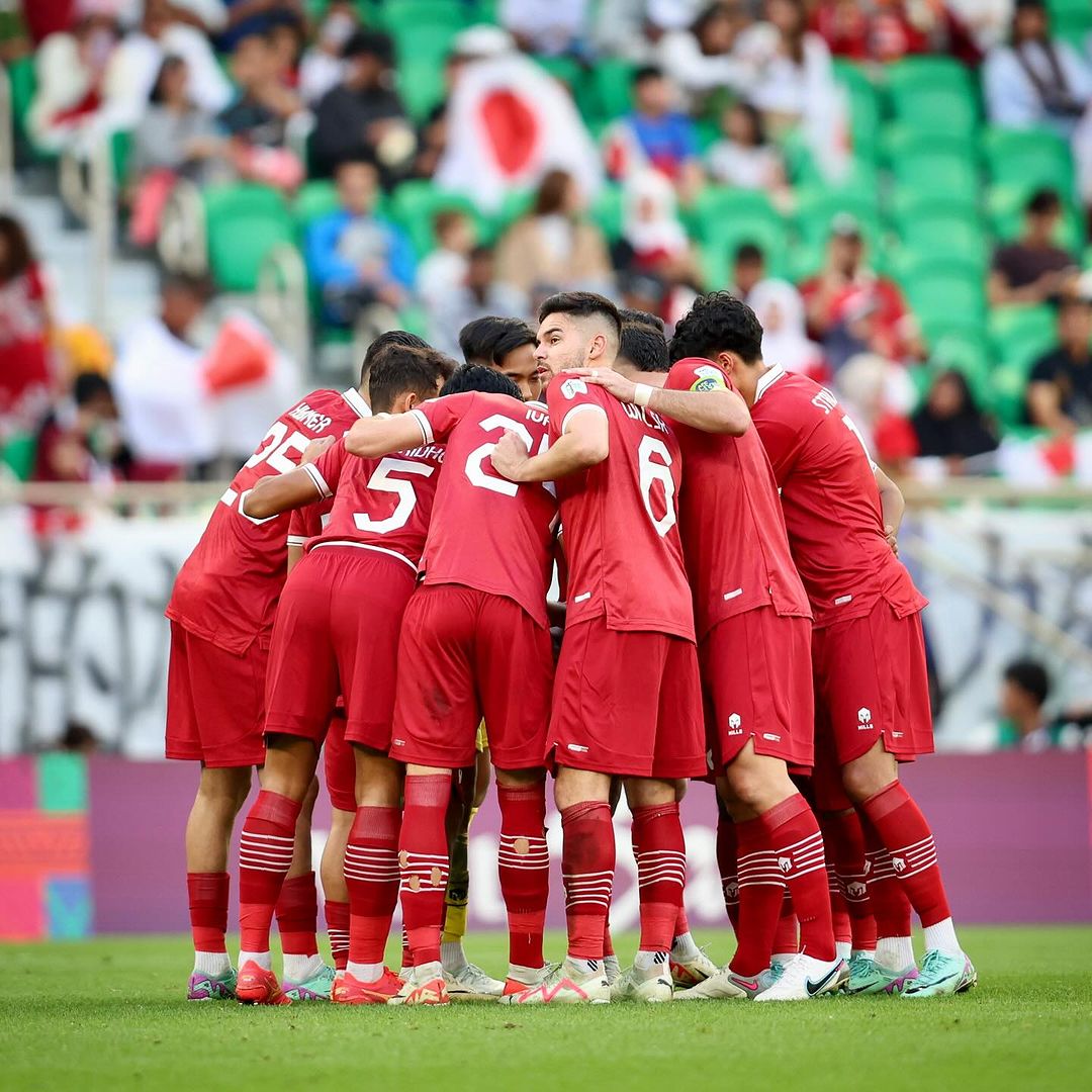 Prediksi Australia vs Indonesia, Babak 16 Besar Piala Asia Potret skuad Indonesia jelang bertanding (SC: Instagram @sandywalsh)