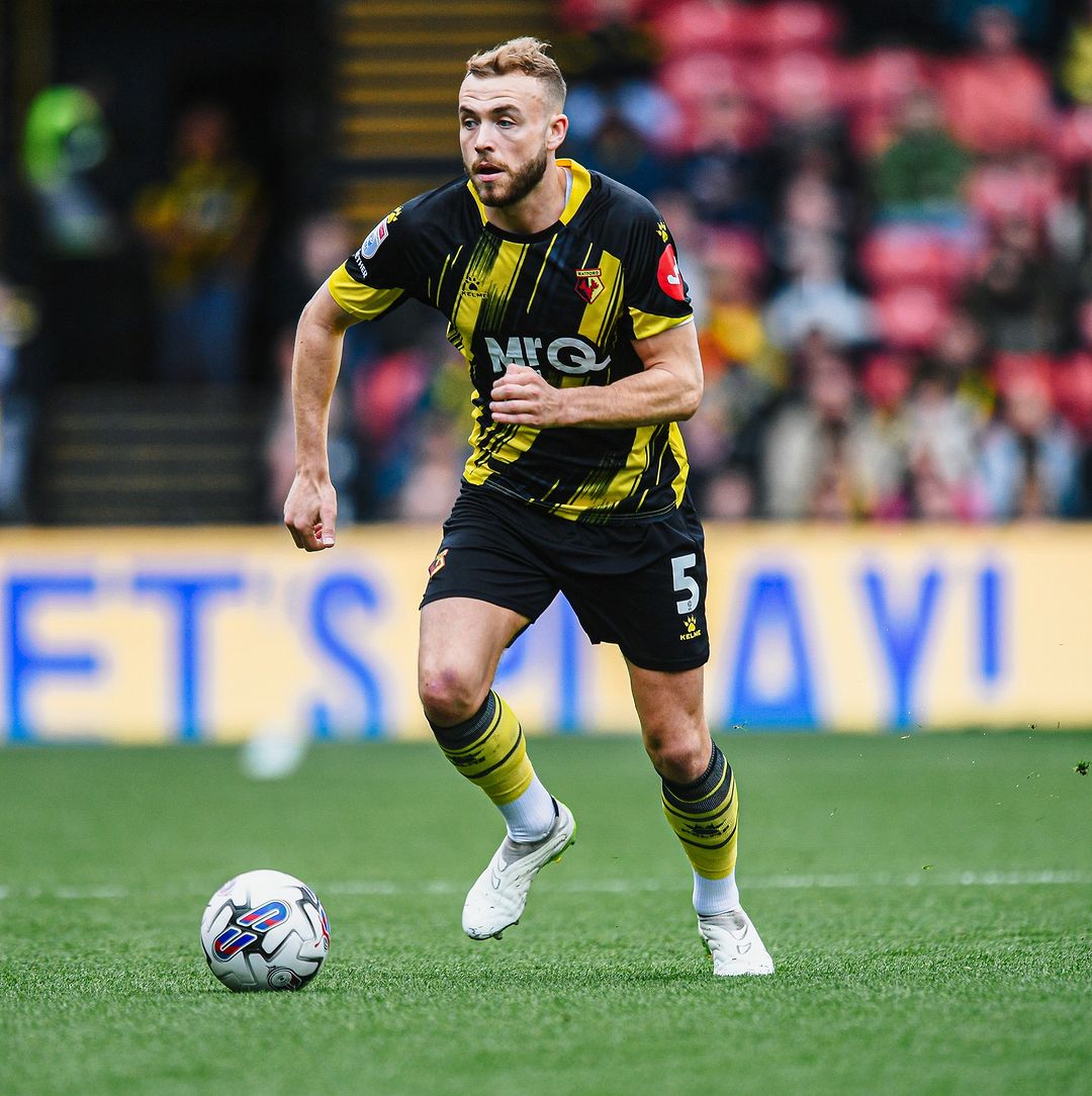 Ryan Porteous of Watford (SC: Instagram @watfordfcofficial)