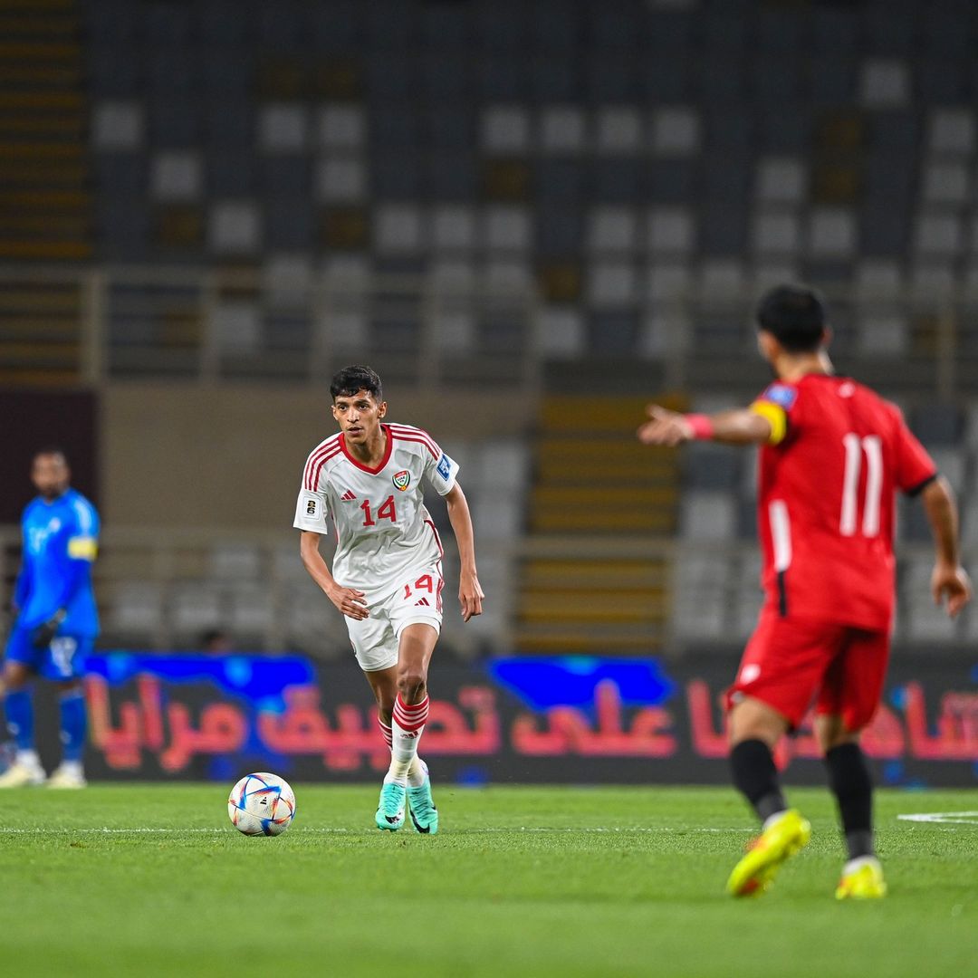 Aksi pemain UAE di lapangan (SC: Instagram @uae.nt)