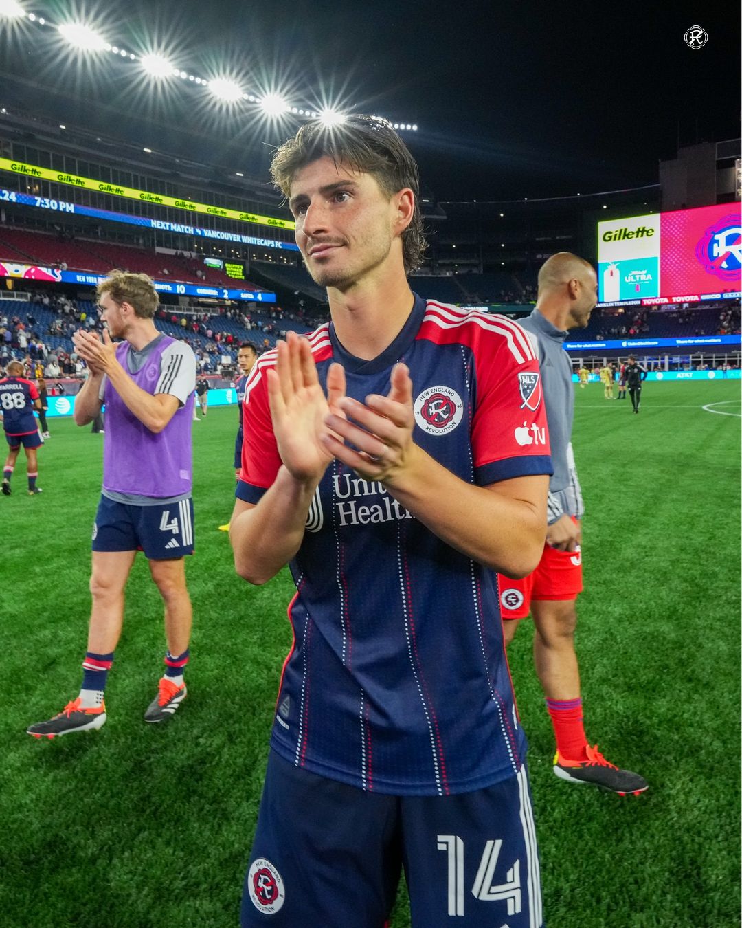 Prediksi New England vs Whitecaps Minggu 16 Juni 2024, Liga Amerika Serikat Potret salah satu pemain New England (SC: Instagram @nerevolution)