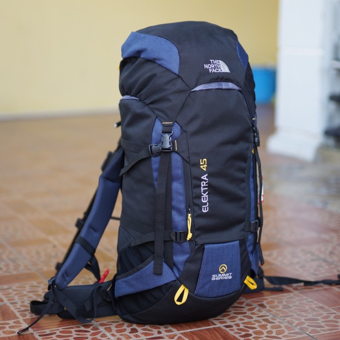 4 Rekomendasi Carrier Murah Berkualitas tapi Tidak Murahan Terbaru 2024 Tas Gunung Carrier TNF Elektra 45L