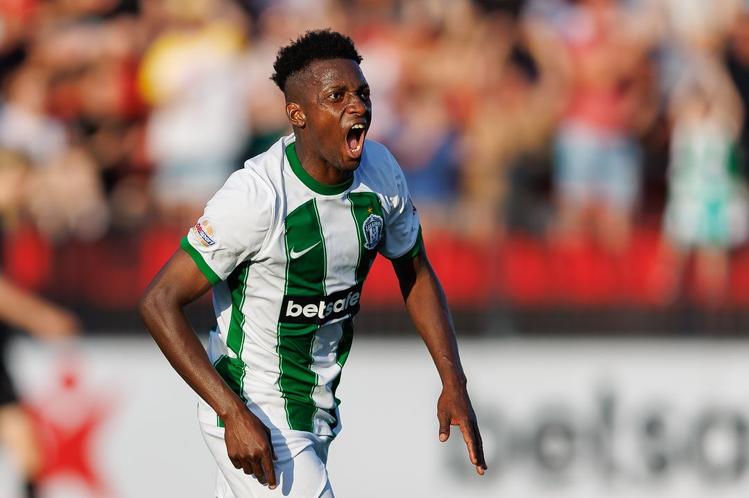 Prediksi Zalgiris vs Pafos Kamis 25 Juli 2024, Kualifikasi Liga Konferensi Eropa Ekspresi pemain Zalgiris merayakan gol (SC: Instagram @fkzalgiris)