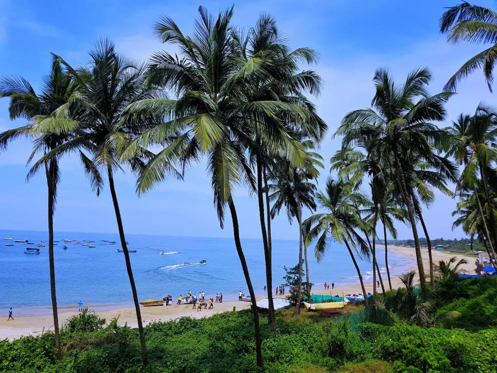 Salah satu pantai di kota Goa, India