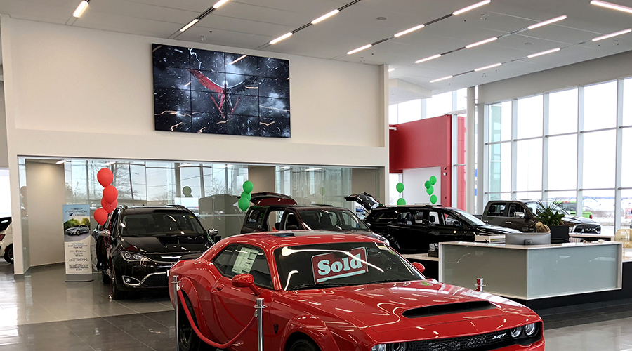 Using Digital Signage to Display Awards and Certifications in Auto Showrooms