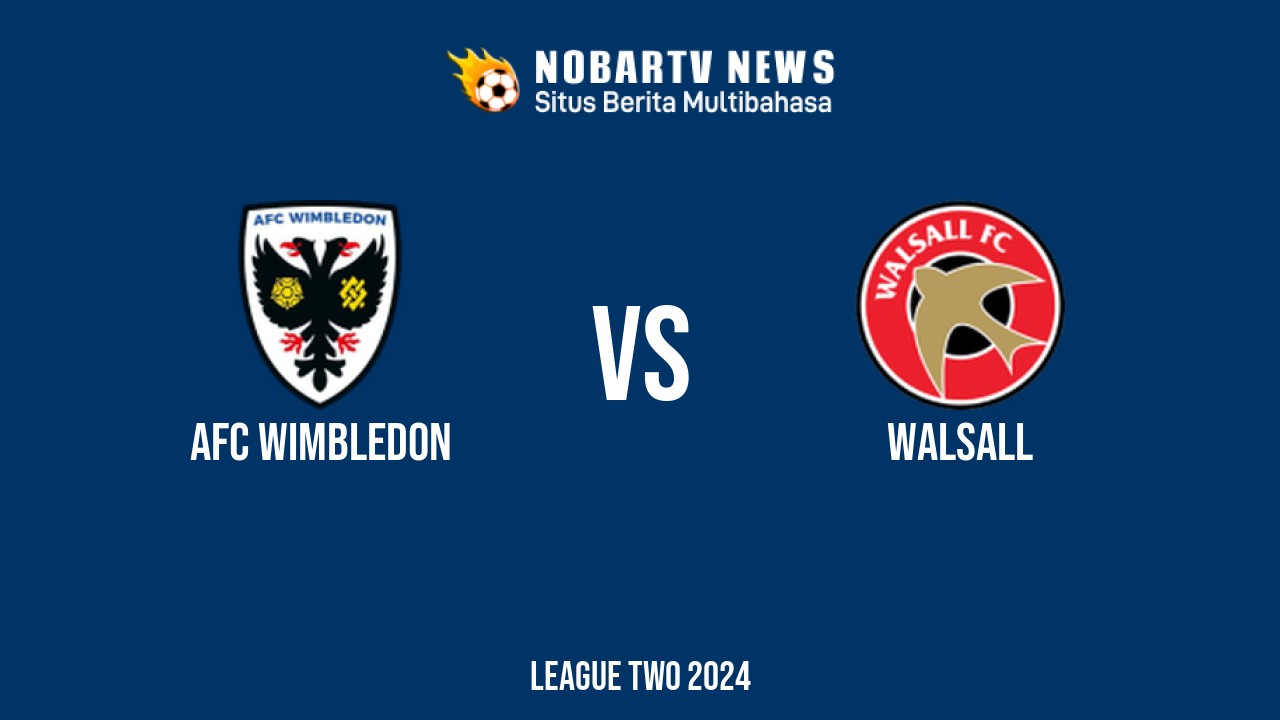 LIVE AFC Wimbledon vs Walsall