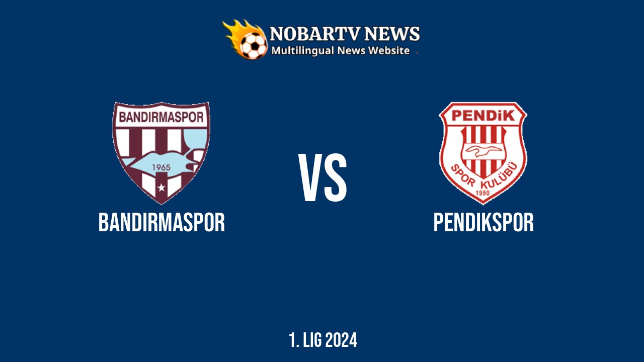 LIVE Bandırmaspor vs Pendikspor