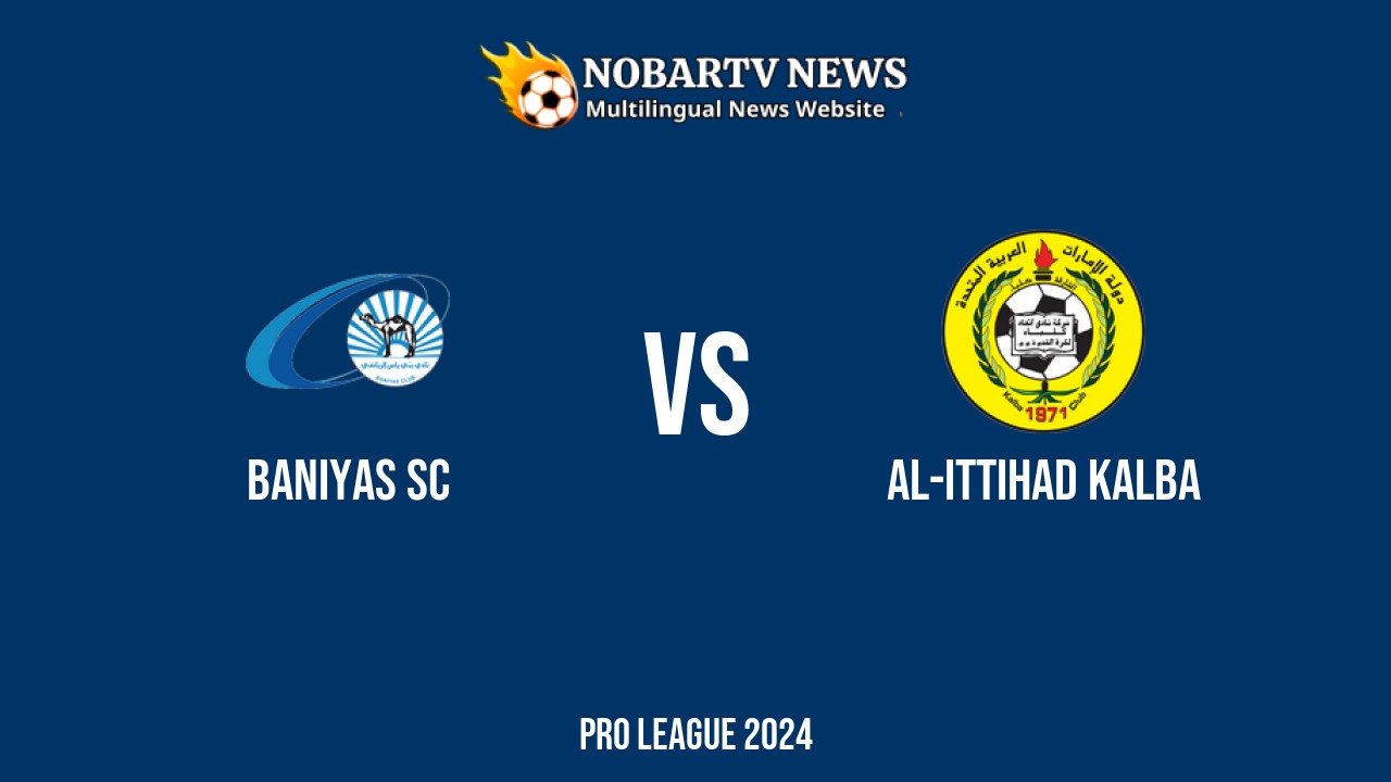 LIVE Baniyas SC vs Al-Ittihad Kalba