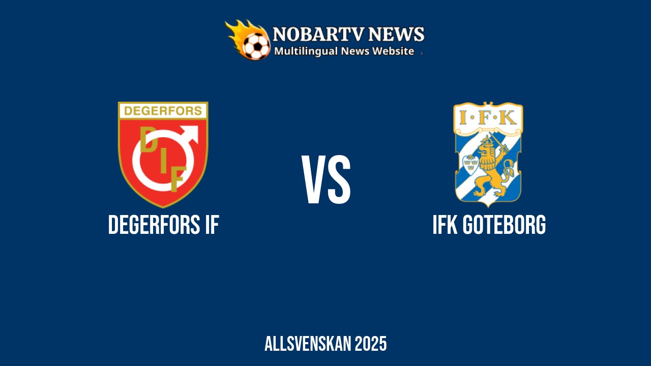 LIVE Degerfors IF vs IFK Goteborg