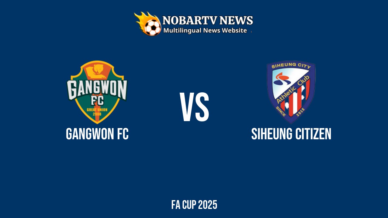 LIVE Gangwon FC vs Siheung Citizen