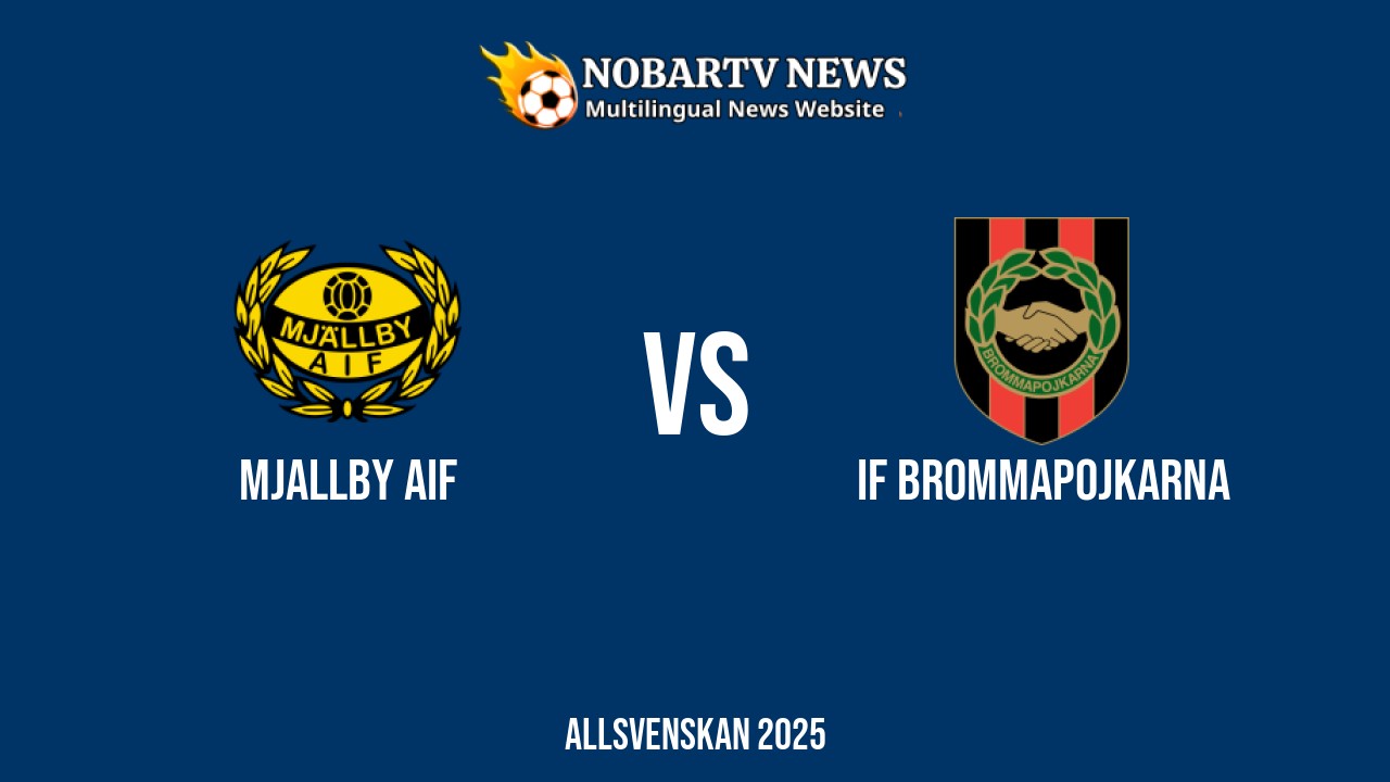 LIVE Mjallby AIF vs IF Brommapojkarna