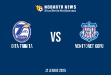 LIVE Oita Trinita vs Ventforet Kofu