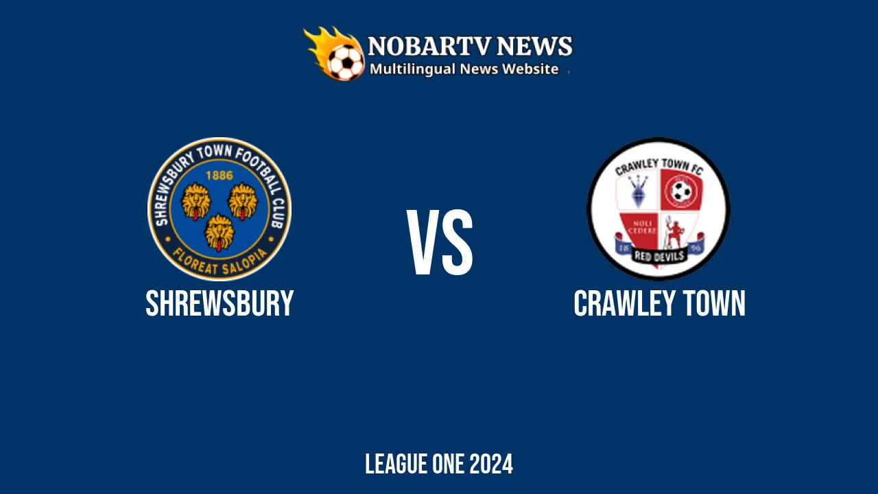 Shrewsbury vs Crawley Town – League One 2024 di The Croud Meadow