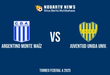 NOBARTV LIVE: Argentino Monte Maíz vs Juventud Unida Univ.
