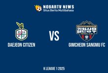 NOBARTV LIVE: Daejeon Citizen vs Gimcheon Sangmu FC