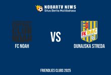 NOBARTV LIVE: FC Noah vs Dunajska Streda