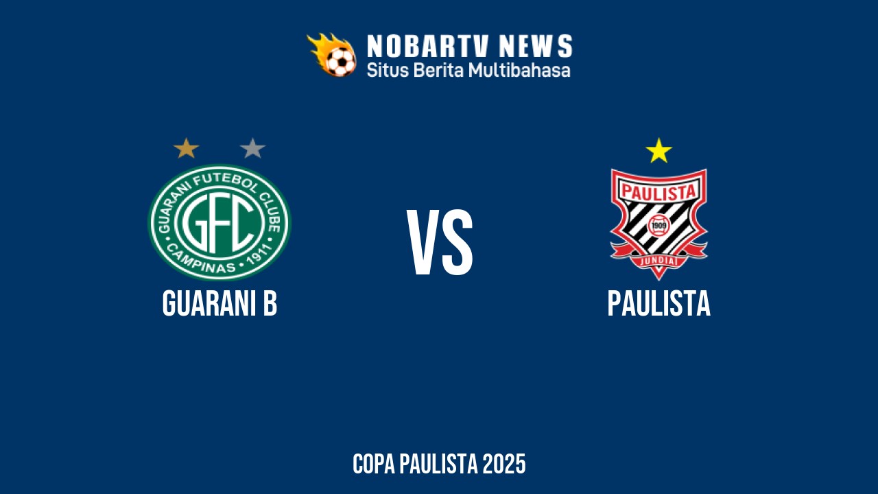 NOBARTV LIVE: Guarani B vs Paulista