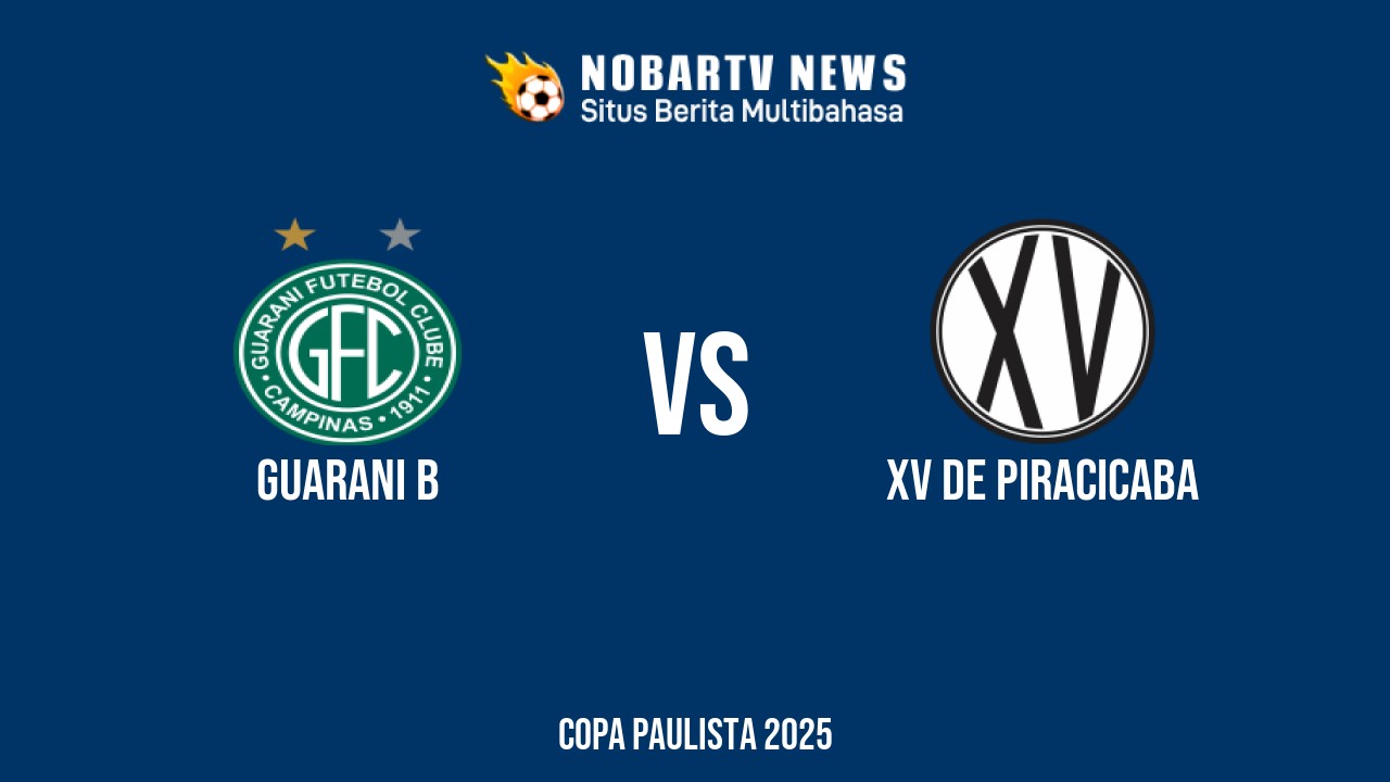 NOBARTV LIVE: Guarani B vs XV de Piracicaba