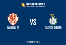 NOBARTV LIVE: Gwangju FC vs Daejeon Citizen