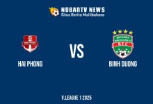 NOBARTV LIVE: Hai Phong vs Binh Duong
