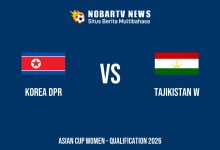 NOBARTV LIVE: Korea DPR vs Tajikistan W