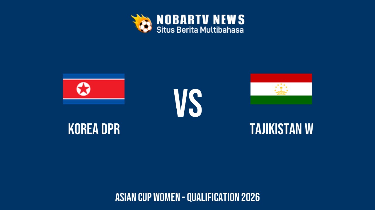 NOBARTV LIVE: Korea DPR vs Tajikistan W