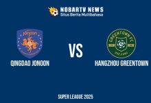 NOBARTV LIVE: Qingdao Jonoon vs Hangzhou Greentown