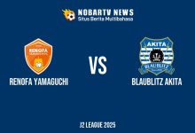 NOBARTV LIVE: Renofa Yamaguchi vs Blaublitz Akita